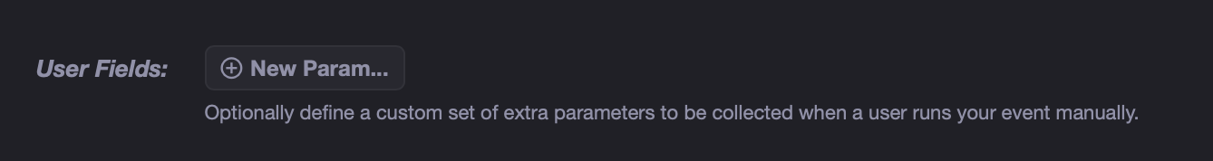 Empty User Field List
